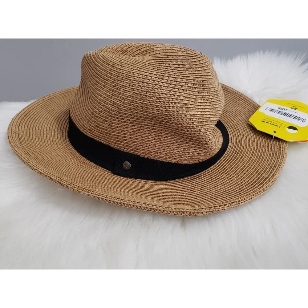 NEW Sunday Afternoons Women's Tan Havana Hat MEDIUM UPF‎ 50+